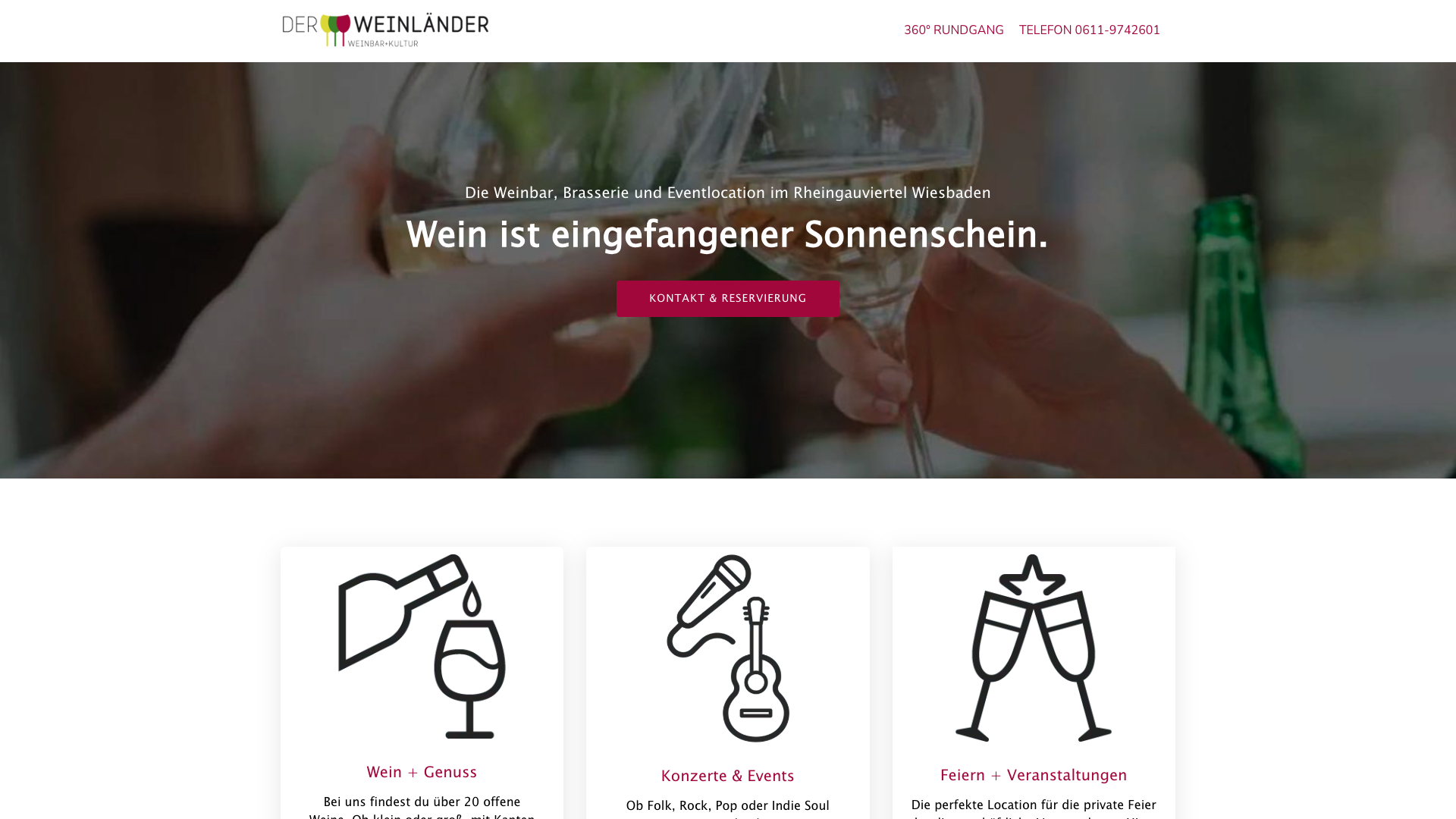 Website Der Weinländer